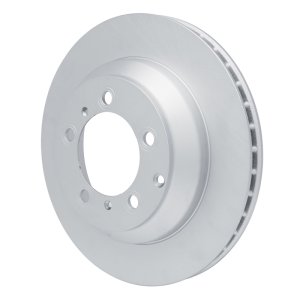Porsche Cayenne Brake Rotor (1) - Rear - R1 Concepts - Hi-Carbon Alloy GeoMET Coated Rotor - `19-`23